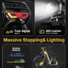 Thunder Electric Bike 1500W 30+MPH 80Miles Range Fat Tire Hydraulic Disc Brakes