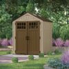 6 ft. 3 in. W x 5 ft. 6 in. D Resin Storage Shed