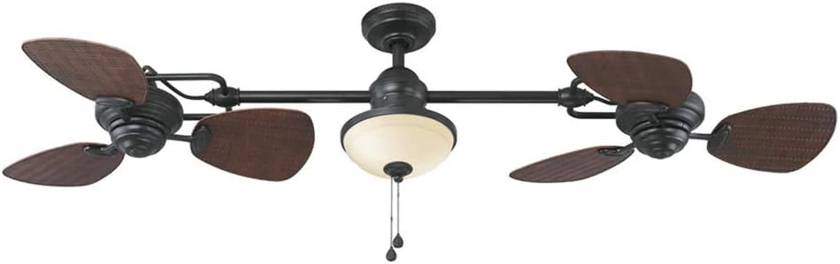 00f973a0d516ac0e66e97538dc421221e8b2f3b66ebcfa2d4a7072206cea8fc9 Harbor Breeze Twin Breeze II 74" Outdoor Ceiling Fan, Bronze