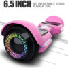 6.5 Inch Swift with Flashed Wheel Smart Self Balanceing Scooter with Music Speaker App-Enabled Hoverboard UL2272 Certificated