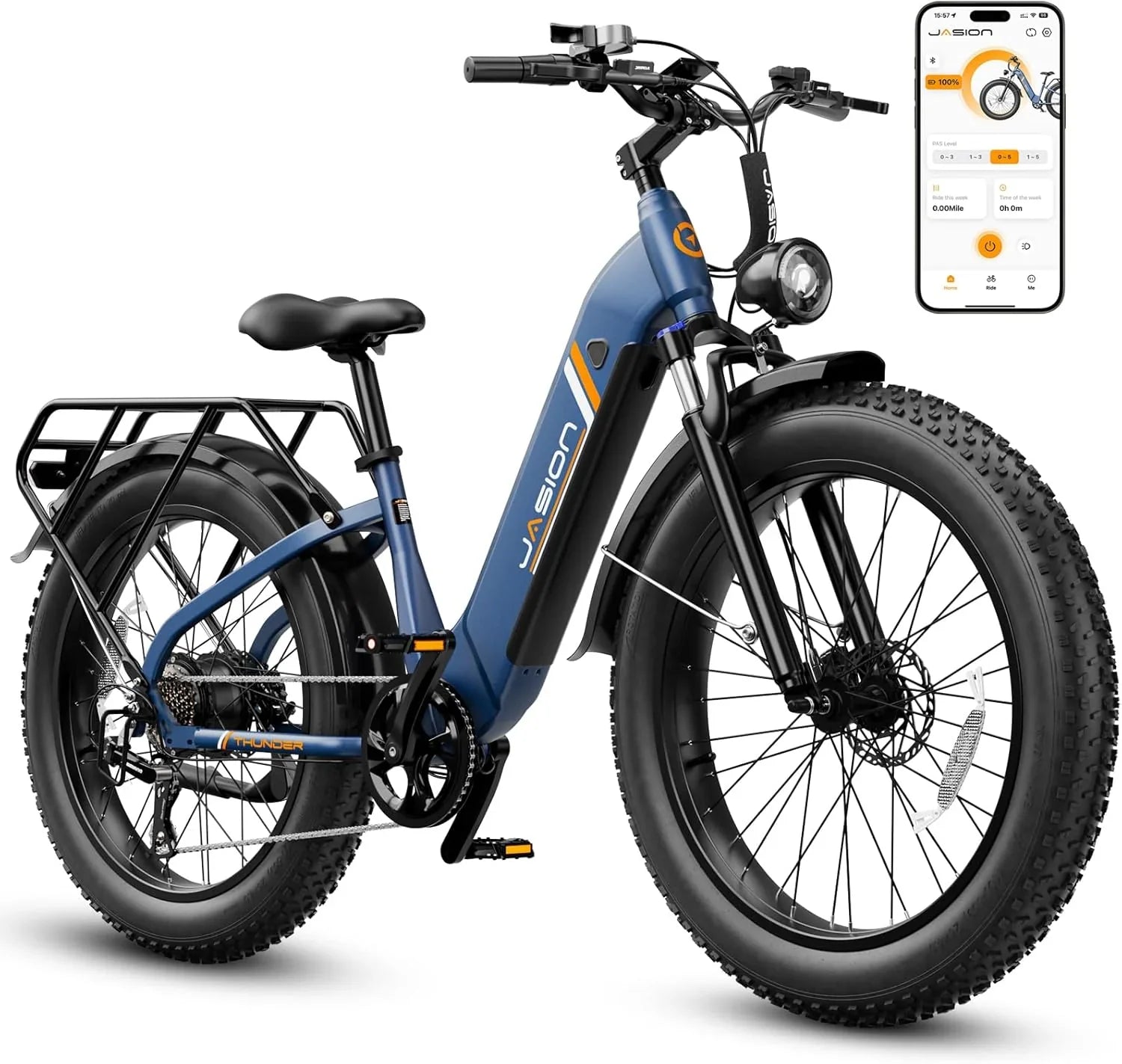 039475cfa264804e6984e05ef9d5eddd6451c9aca403554d8ca8572e9fc5cba3 Thunder Electric Bike 1500W 30+MPH 80Miles Range Fat Tire Hydraulic Disc Brakes