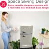 Frigidaire Retro Mini Fridge with Freezer & Side Bottle Opener-Small 2 Door Refrigerator for Office Bar or College Dorm Room-3.1 Cu Ft 19 "D x...