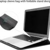 Black Faux Crocodile Laptop Sleeve Case
