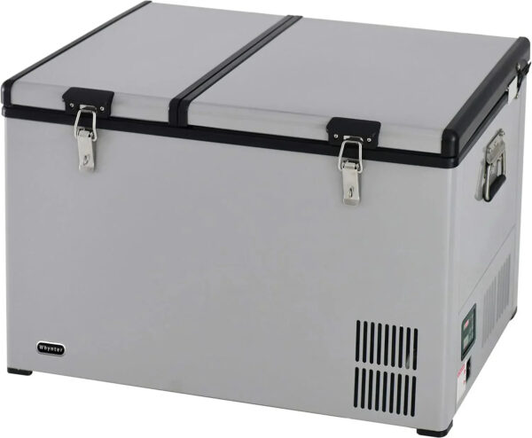 FM-65G 65 Quart Portable Refrigerator and Deep, AC 110V/ DC 12V, Real Chest Freezer for Car, Home, Camping, and RV with-8 F to 50 F Temperature...