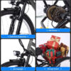 26 Inch Adult 3 Wheel Electric Tricycle with Basket, Fat Tires,7 Speeds,350W Powerful Motor, 36V 10Ah Removable Battery Dark Gray