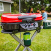 RoadTrip Portable Stand-Up Propane Grill with 3 Adjustable Burners & Instastart Ignition, 20,000 BTUs of Power for Outdoor Cooking