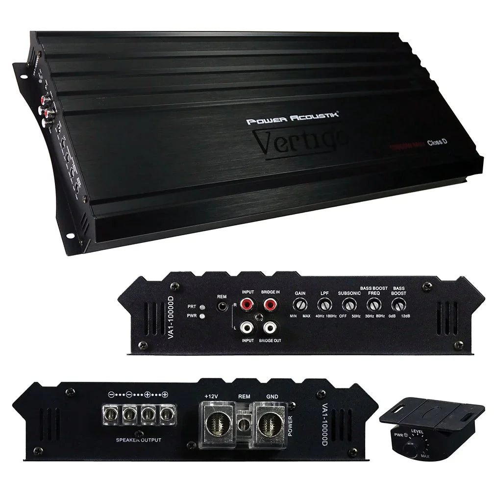 07ca574f8e452b30275e0ffdc7d97f82428453d70db9eee51b48ac61083f69b5 Power Acoustik 10000 Watt Mono Amplifier Class D Car Audio 1-Ohm Amp