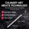 MEATER Plus | Smart Meat Thermometer with Bluetooth | 165ft Wireless Range | for The Oven, Grill, Kitchen, BBQ, Smoker, Rotisserie