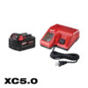 0884-20-48-59-1850 M18 18V Lithium-Ion Cordless Compact Blower with (1) 5.0Ah Battery and Charger