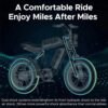 AKEZ Electric Bike for Adults - 1000W 28mph Moped Ebike with 48V 13A Removable Battery, Up to 94 Miles All Terrain Off Road E-Bike with 20*4.0"...