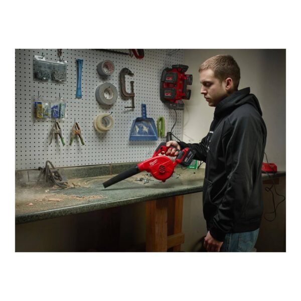 0884-20-48-59-1850 M18 18V Lithium-Ion Cordless Compact Blower with (1) 5.0Ah Battery and Charger
