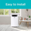 BLACK+DECKER 14,000 BTU Portable Air Conditioner with Heat and Remote Control, White