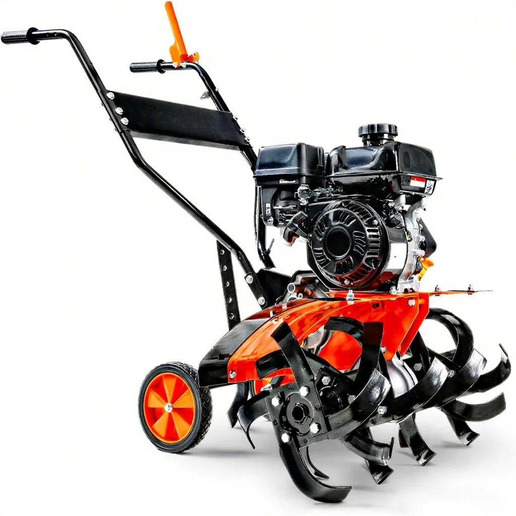 Tiller Cultivator 7HP 209cc Engine, Adjustable Tilling Width & Depth, Heavy-Duty Steel Tines for Garden Soil Prep, Landscaping & Weed Removal...