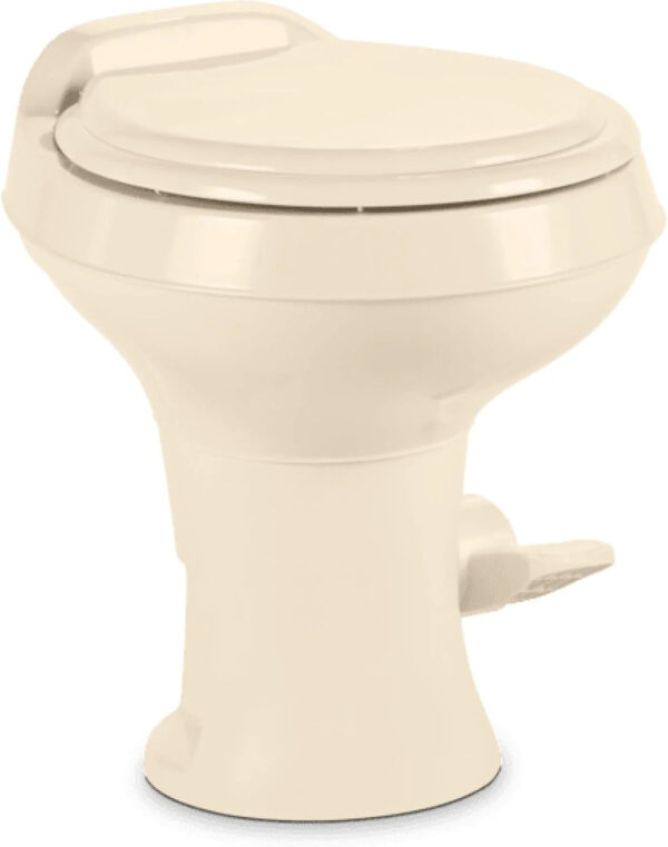 320 Series Standard Height RV Toilet - White