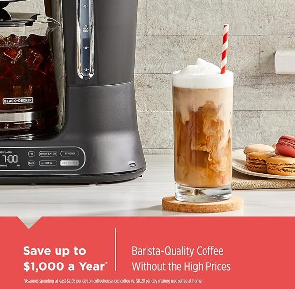 1-1 BLACK+DECKER Split Brew 12-Cup Digital Coffee Maker