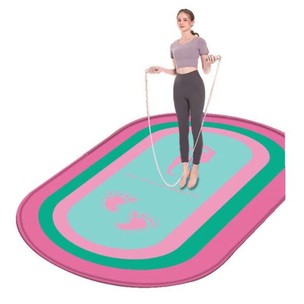 Shockproof Silent Jump Rope Mat for Home Fitness & Yoga Workouts