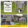 aivituvin Outdoor Cat Run : Large Cat Enclosure