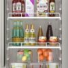 EdgeStar VBM101 22" Wide 10.1 Cu. Ft. Commercial Beverage Merchandiser Stainless Steel, Temp Alarm, Reversible Door