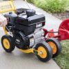 101-5.5GT-7Gas Powered Lawn Edger, 5.50 Gross Torque/3.5 HP B&S Engine 7 Wheels