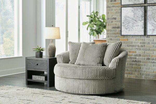 Oversized Swivel Accent Chair