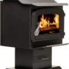 Ashley Hearth AW1120E-P 1200 Sq. Ft. Pedestal Wood Stove