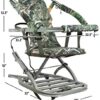 Summit Viper SD Climbing Treestand Lightweight Aluminum, Foam Padded Seat, 300 lbs Capacity, Includes Safety Harness