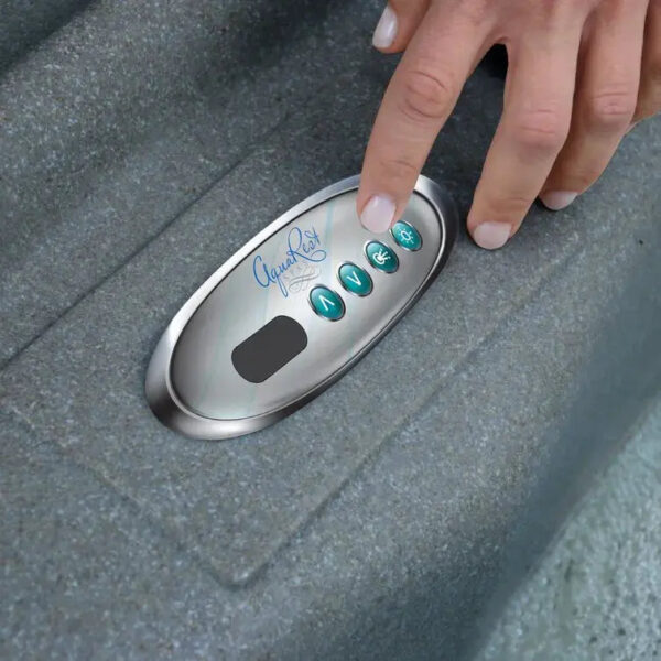 Aquarest Spas,Jet Square Plug And Play Hot Tub with Ozonator