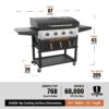Blackstone 4-Burner 36" Propane Outdoor Griddle with Air Fryer and Hood