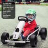 24V Go Kart for Kids 8-12, 300W*2 Motors, 9Ah Battery, 8MPH Speed, Music, Horn, 175lbs Max Load White