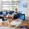 Air Purifiers for Home Large Room Up to 1800 Ft in 1 Hr with Washable Pre-Filter, Air Quality Monitor, Smart WiFi, HEPA Sleep Mode for Allergies,...