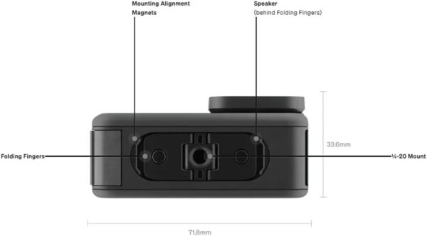Black - Waterproof Action Camera with 5.3K60 Video, 27MP Photo + Compatability with HB-Series Lenses