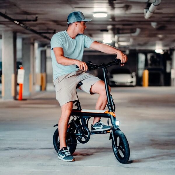 EB3 Electric Bike Adults 21mph, 500W Peak Motor, 270Wh Battery, Rear Suspension, 3 Levels Assist, 14" Folding Ebike for Adults and Teens, Complies...