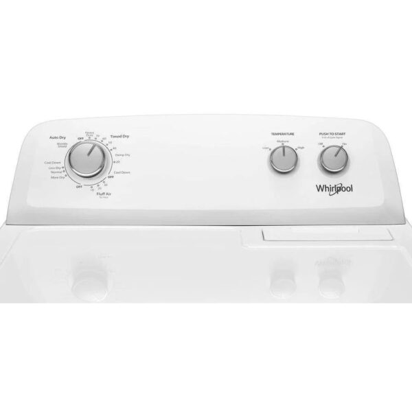Whirlpool 7.0 cu. ft. Electric Dryer, AutoDryTM System, Wrinkle ShieldTM, White