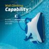 Dolphin Nautilus CC Plus Wi-Fi Automatic Robotic Pool Vacuum Cleaner, Always Cleaning, Never Charging, with Wall Climbing Scrubber Brush, Ideal...