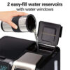 Hamilton Beach FlexBrew Thermal Coffee Maker, Single Serve & Full Pot, Compatible with K-Cup Pods or Grounds, Programmable, Black and Stainless...