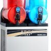 VEVOR Slushy Machine, 15Lx2 Double Tank Commercial Margarita Machine, 120 Cups Stainless Steel Margarita Smoothie Frozen Drink Machine, Slushie...