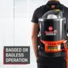 Hoover Commercial Shoulder Vac Pro Backpack Bagged Vacuum Cleaner, with HEPA Media Filter, Lightweight with Extra Long Cord, Chiropractic Design,...