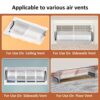 2 Pack Air and Heat Deflector for Vents, Sidewalls and Ceiling Registers