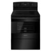 4.8 cu. ft. Electric Range in Stainless Steel Black