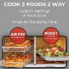 Emeril Lagasse Dual Zone 360 Air Fryer Oven Combo with French Door, 25 QT Extra Large, Cook Two Foods in Different Ways, Up to 60% Faster from...