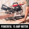 10-in 15-Amp Dual Bevel Sliding Compound Corded Miter Saw