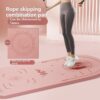 Silent Non-Slip TPE Yoga Mat for Home Fitness & Kids Dance