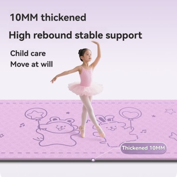 Widened TPE Kids Dance Mat for Beginner Fitness & Practice