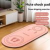 Wide Thick TPE Jump Rope Mat for Home Yoga & Fitness Training