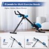 Ab Workout Equipment, Adjustable Ab Trainer Machine for Abs Workout at Home Gym, Foldable, Knee Protection, Abdominal Trainer for Stomach Workout
