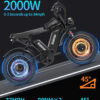 Electric Bike for Adults, 1000/2000W, 25-37Mph
