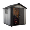 Oakland 7.5 ft. W x 7.5 ft. D Plastic Storage Shed