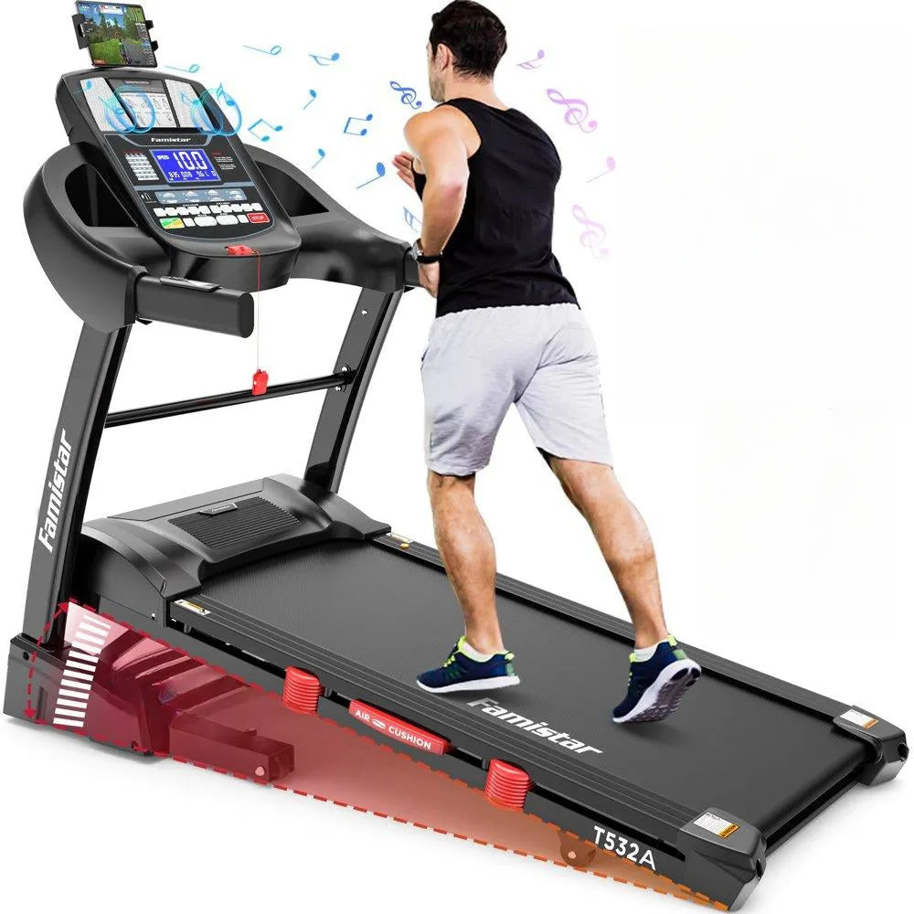 206e4fa0459edfa45ad8ea351ea3fa156bb2e11bb01f8815361401193d4952bb Famistar Folding Treadmill for Home with 15 Levels Auto Incline, 300LB Capcity, 10MPH Fast Speed Controls