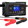 25-Amp Smart Battery Charger,Lithium,LiFePO4,Lead-Acid AGM/Gel/SLA.. Car Battery Charger,Trickle Charger, Maintainer/deep Cycle Charger,12V/25A...