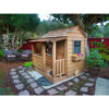 Outdoor Living Today Little Squirt 6 ft. Cedar Playhouse with Windows and Dutch Door